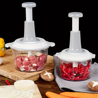 Manual Hand Push Multifunctional Chopper